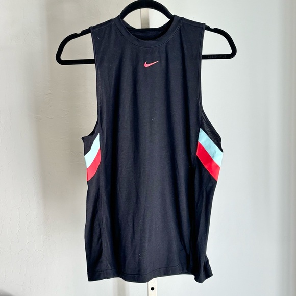 Nike Tops - Nike Dri-FIT Women's Colour-Block Stripe Training Tank, Black, Medium